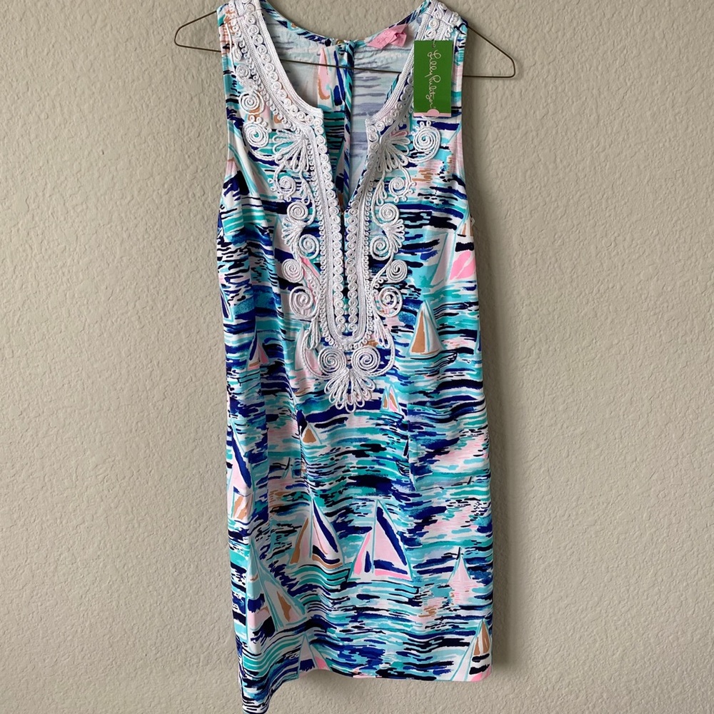 Carlotta Stretch Shift Dress- Lily Pulitzer
